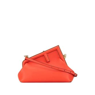 Fendi Pre-owned Crossbody Bag - Dames - Pre-owned - Rood - Maat: ONE Size Leer