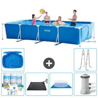 Intex Piscina Con Estructura Rectangular - 450x220x84 Cm - 7-piezas S20850