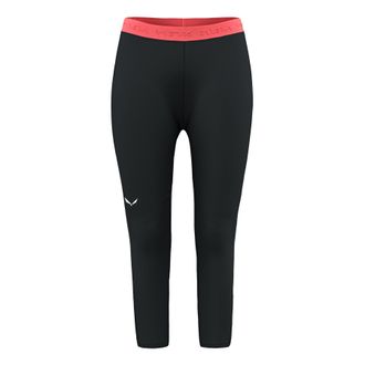 OEM Leggings Salewa Para Mujer, Color Cristal C&aacute;lido, 3/4, Negro, 00-00000282100911 R L