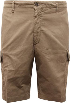 BRIGLIA 1949 Cargo Shorts in Groen- Gemaakt in Itali&euml; - Heren - Korte Broeken - Groen - M - Korte Broeken
