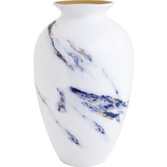 Prouna Marble Azure 12 Inch Urn Vase in White at Nordstrom