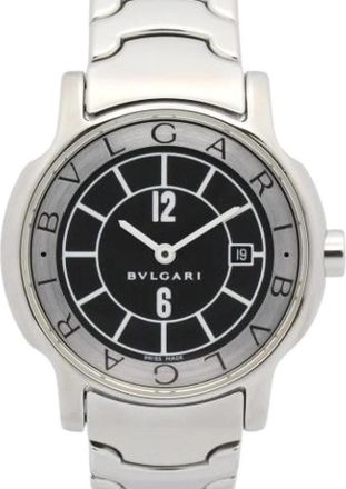 Bulgari Pre-owned Vintage Polshorloge - Dames - Vintage Horloges - Zwart - ONE Size - Vintage
