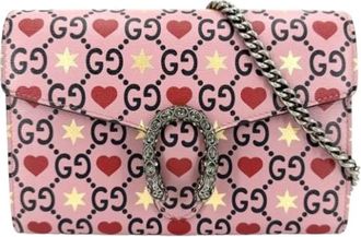 Gucci Pre-owned Vintage Schoudertas - Dames - Vintage Mini Tas - Roze - ONE Size - Leer - Vintage