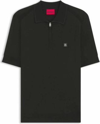 HUGO BOSS Tops > Poloshirts - Heren - Polos - Zwart - L - Tops