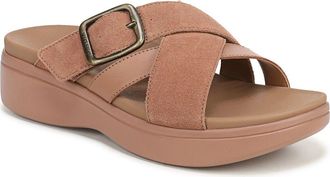 Vionic Starla Sandal in Mocha Mousse Suede at Nordstrom Rack, Size 8.5