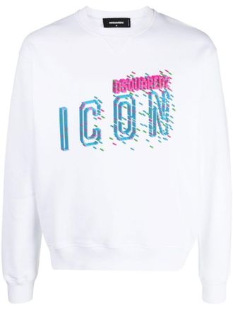 Dsquared2 White Logo Sweatshirt