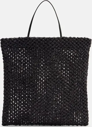 The Row Borsa Barn Small in rafia