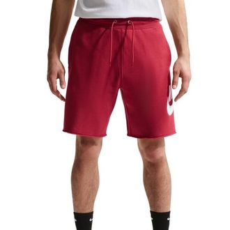 Nike Mens Club Alumni FT Shorts - Red/Red Size 3XL