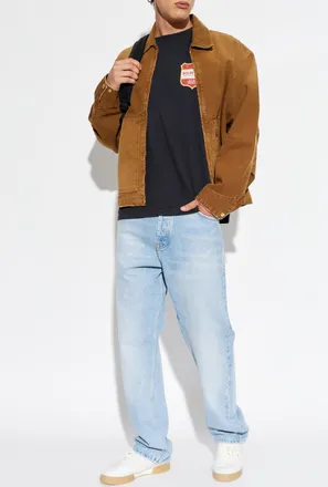 Rhude T-shirt With Print, Mens, Black