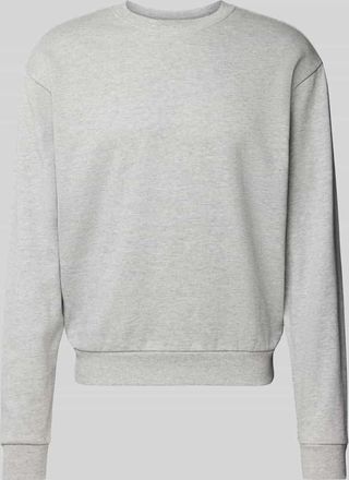 Review Sweatshirt mit Rundhalsausschnitt in Hellgrau Melange, Gr&ouml;&szlig;e XL