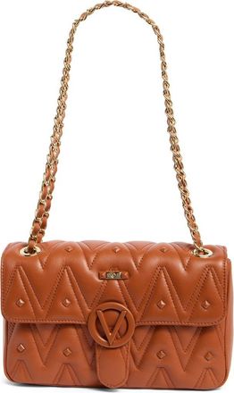 Mario Valentino Antionette Diamond Quilted Crossbody Bag in Whiskey at Nordstrom Rack