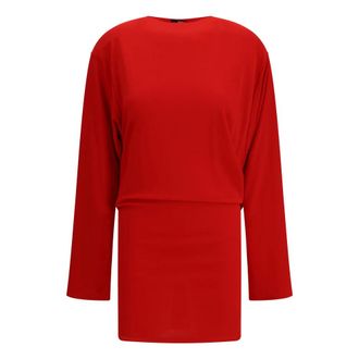 Jacquemus La Robe Mistral Jurk - Dames - Jurken - Rood - Maat: M Viscose