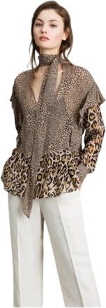 Twinset Blouses & Shirts - Dames - Blouses - Veelkleurig - S - Overhemden