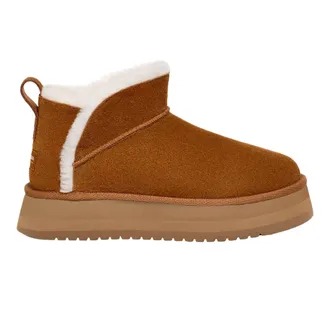 Koolaburra by UGG Womens Koolaburra Koola Ultra Mini Platform boots Chestnut 1158590-CHE