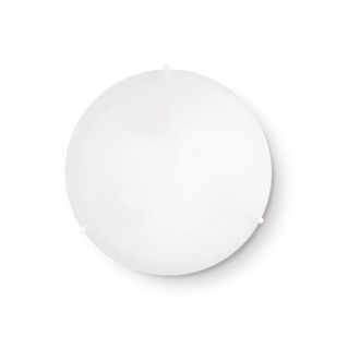 Ideal Lux Plafoniera Moderna Simply Vetro Bianco 3 Luci E27
