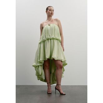 11 Honor&eacute; Dramatic Bubble Gown in Seedling at Nordstrom, Size 16