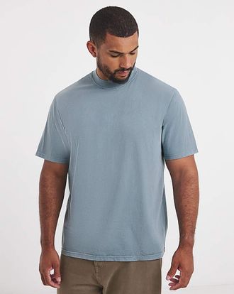 Jacamo Relaxed Fit Acid Wash T-Shirt