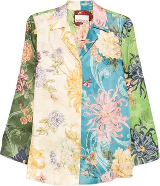 Alemais Camicia Avery Spliced - Verde