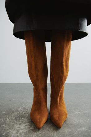 H&M Knee-high Boots in Brown at Nordstrom, Size 10
