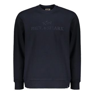 Paul & Shark Paul & Shark, Sweatshirts, male, Blue, Size: L Soft Sweatshirt with Round Collar