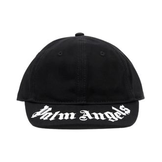 Palm Angels Hats Black - unisex - Petten - Zwart - M - Accessoires