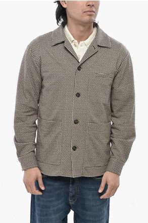 Paolo Pecora Houndstooth Blazer with Patch Pockets size 48