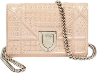 Dior Pre-owned Cross Body Bags, female, Beige, Size: ONE SIZE Pre-owned Vintage Cross Body Bag