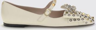 Valentino Garavani Ballerina Bowow Valentino Garavani in pelle con borchie