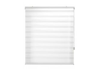 Purline Purline - Tenda A Rullo Bicolore Notte E Giorno Velira100x180crema - 8x8x109 Cm