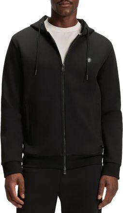 BOSS Spence Zip Hoodie in Black at Nordstrom, Size Xx-Large