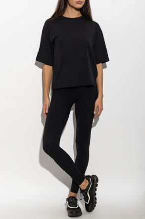 Nike T-shirt With Side Slits, Womens, Black