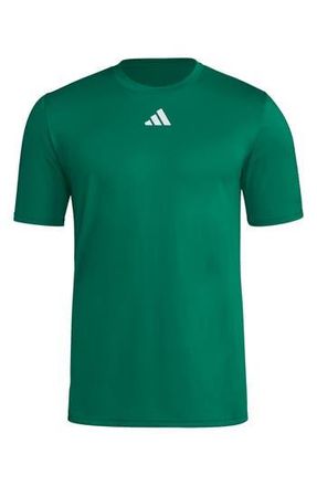 adidas Pregame Performance T-Shirt in Kelly/White at Nordstrom Rack, Size Xx-Large