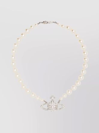 Vivienne Westwood crystal and pearl necklaces