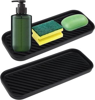 OEM Set Di 2 Porta Spugne In Silicone - Organizer Da Cucina Antiscivolo
