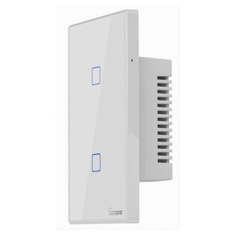Trade Shop Trade Shop - Interruttore Sonoff Smart 2 Canale Controller Wifi Placca Touch Domotica T2us2c