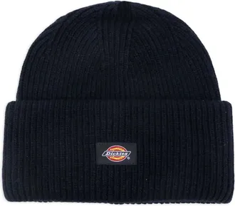 Dickies logo-appliqué ribbed beanie - unisex - Acrylic - One Size - Blue