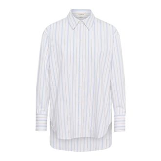 Soaked In Luxury SLNoelle Gestreepte Poplin Blouse - Dames - Blouses & Shirts - Veelkleurig - Maat: S Katoen