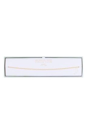 Argento Vivo 18K Gold Plated Sterling Silver Chain Anklet at Nordstrom Rack