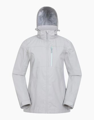 Mountain Warehouse Womens Mountain Warehouse Womens/Ladies Rainforest II Extreme Waterproof Jacket - Grey - Size: 14