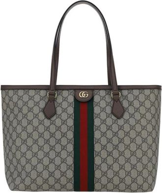 Gucci Tassen, Dames, Veelkleurig, ONE Size, Katoen, Ophidia Schoudertas