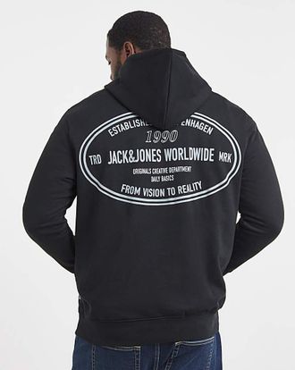 Jack & Jones Jack & Jones York Logo Hoodie - Black