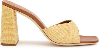 Staud Sloane 95 Raffia Sandals - Natural - 5 (IT38/ UK5)