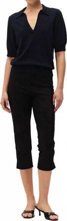 Elodie Ponti Capri Pants In Black