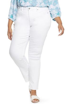 NYDJ Sheri Slim Ankle Jeans in Optic White at Nordstrom, Size 22W