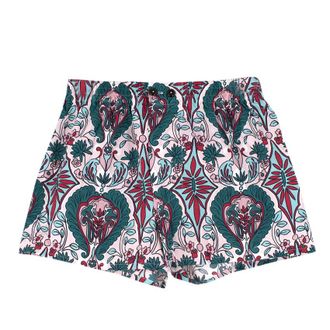 Larusmiani Mens Floral Print Cotton Shorts Size M