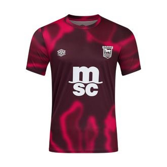 Umbro Unisex Adult 24/25 Ipswich Town FC Short-Sleeved Jersey (Fig/New Claret/Beetroot) - Black - Size Medium