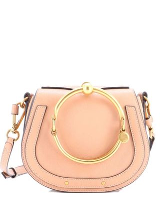 Chloé Nile Leather Small crossbody bag - women - Calf Leather/Leather - One Size - Neutrals