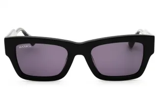 Max & Co. MO0081 Rectangular Acetate Sunglasses - Black