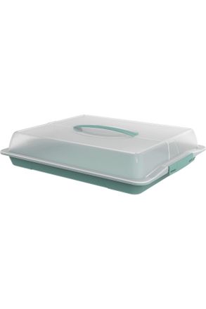 Rotho Partybutler, Kunststoff, rechteckig, 39x9.8x47.5 cm, Reach, DIN EN ISO 14001, DIN EN ISO 9001, lebensmittelecht, Tragegriff, Geschirr, Tischkultur & S