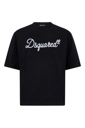Dsquared2 LOOSE FIT SIGNATUE T SHIRT Size: XS, colour: BLACK